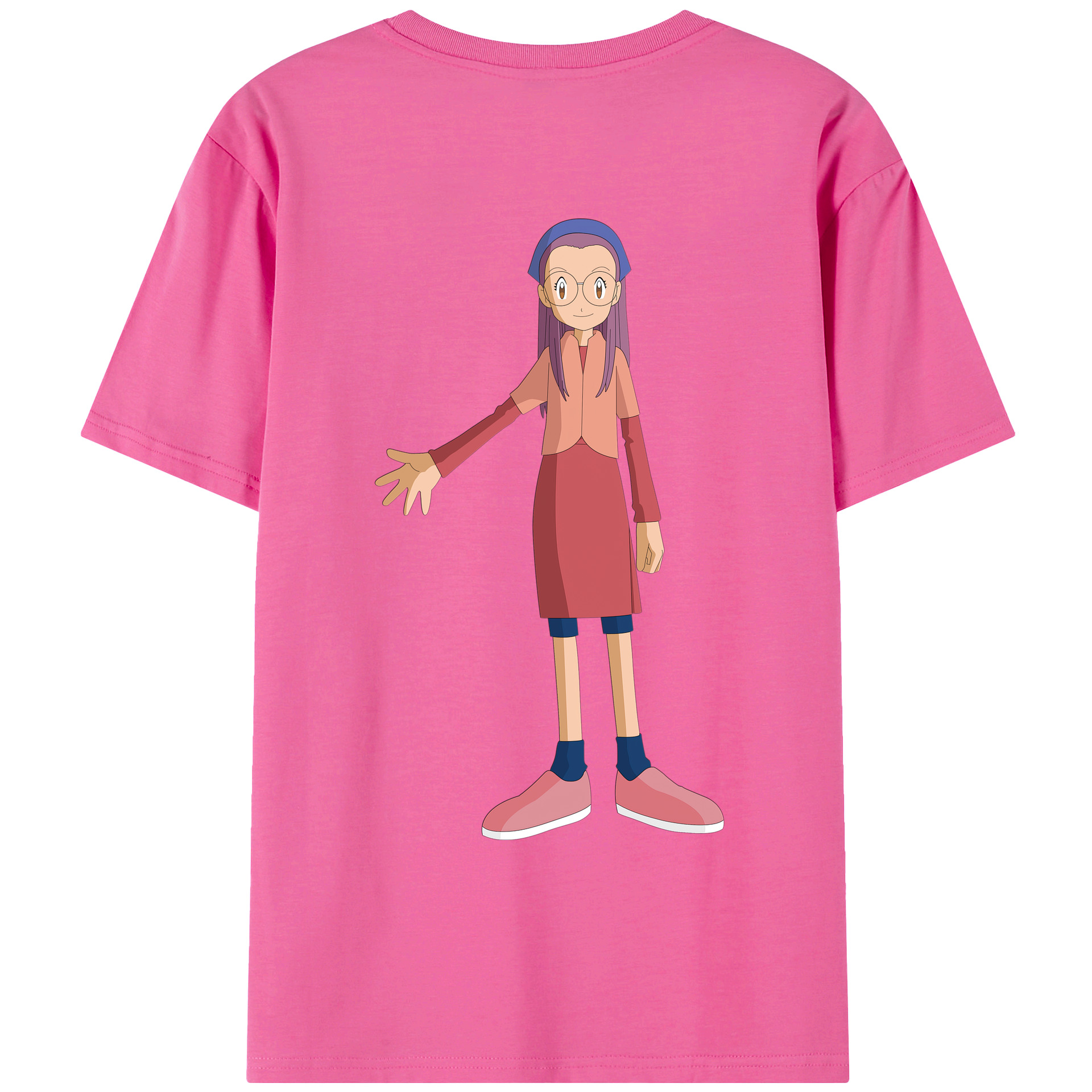 （画像用） Digimon デジタルモンスター/デジモン レディース半袖Tシャツ(バックプリント)